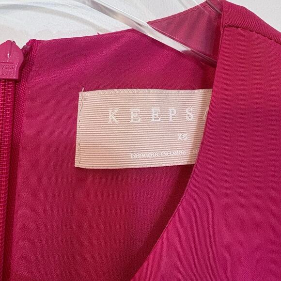 Keepsake The Label No Love Midi Dress in Rasberry Size XS - Picture 5 of 6